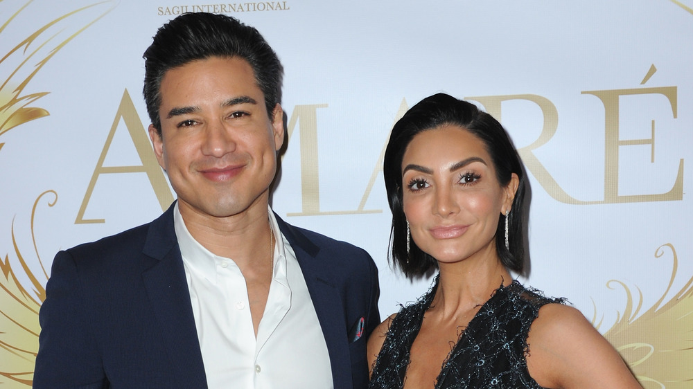 Mario Lopez and his wife, Courtney Laine Mazza