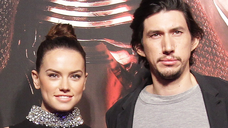 Daisy Ridley and Adam Driver