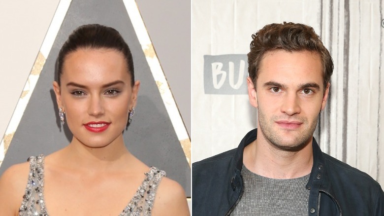 Daisy Ridley and Tom Bateman pose at events