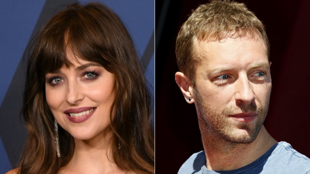 Dakota Johnson, Chris Martin 