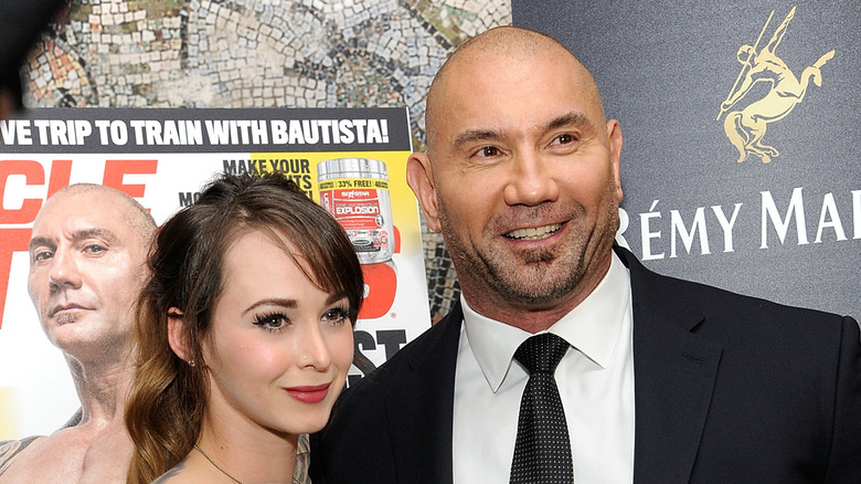  Dave Bautista and Sarah Jade