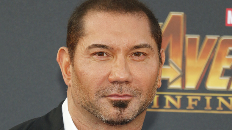 Dave Bautista on the red carpet 