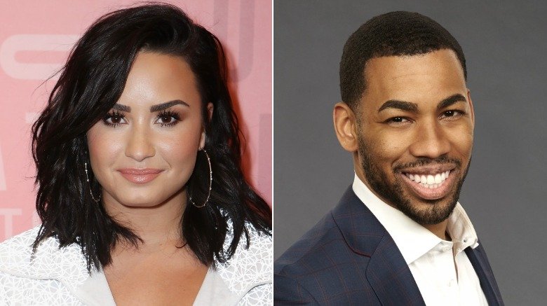 Demi Lovato and The Bachelorette star Mike Johnson 