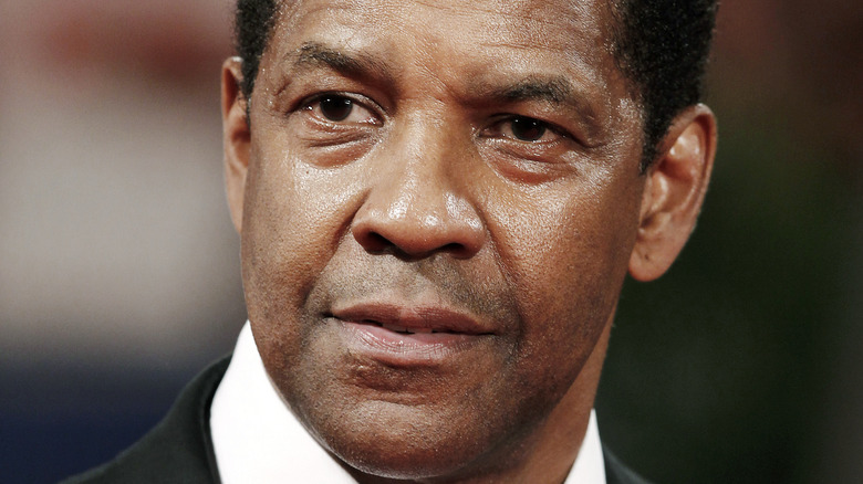 Denzel Washington at premiere 