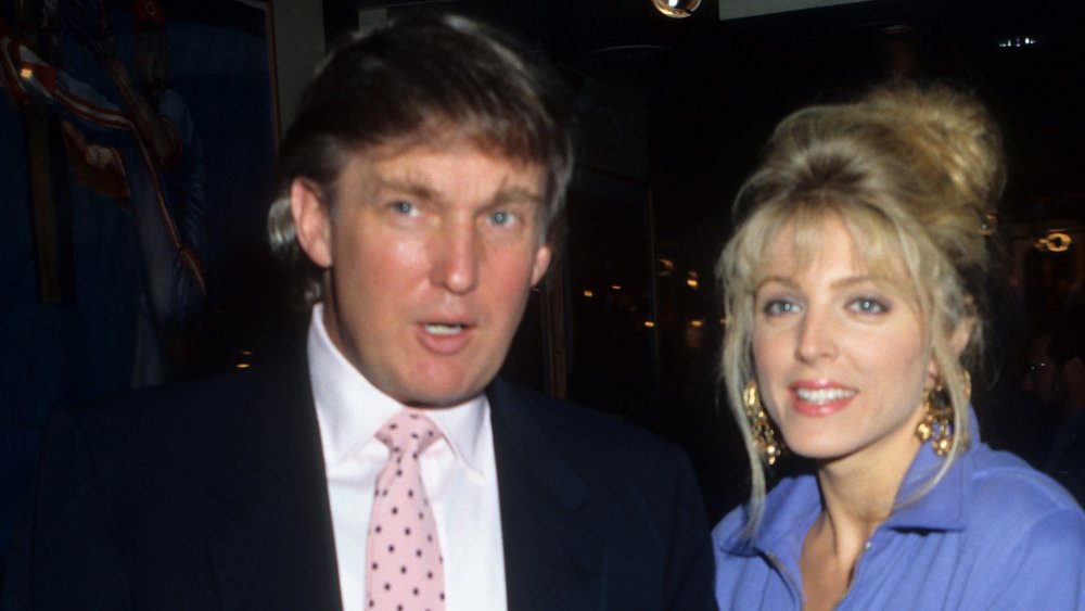 Donald Trump and Marla Maples