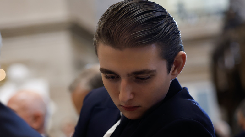 Barron Trump at Donald Trump's 2025 inauguration