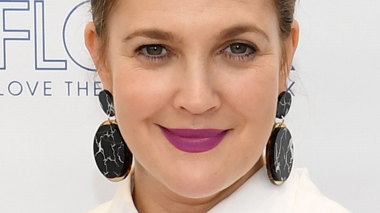 Drew Barrymore at event for beauty line