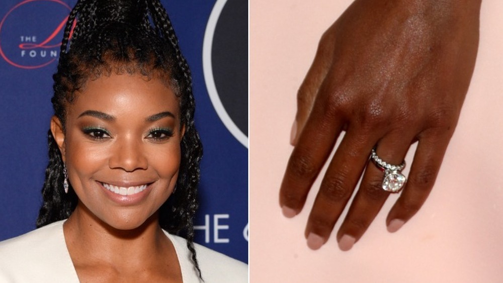 Gabrielle Union and her engagement ring