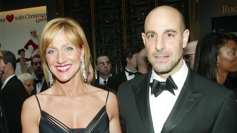 Edie Falco and Stanley Tucci at the Tony Awards 