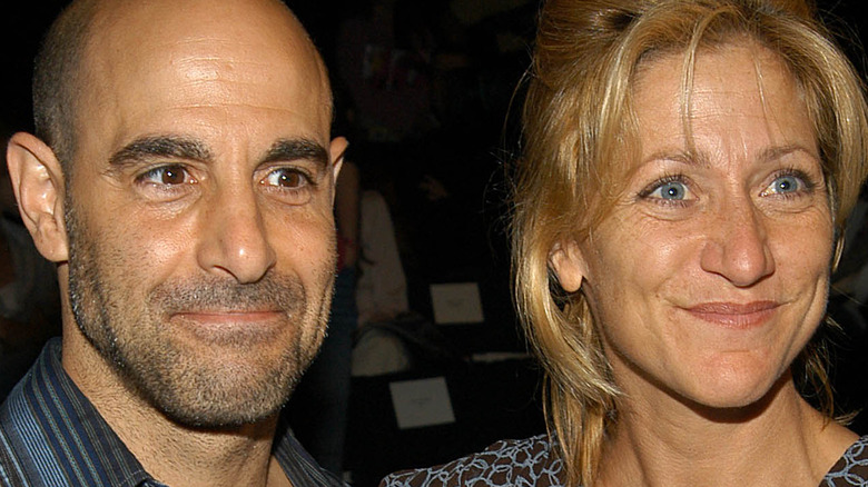 Edie Falco and Stanley Tucci