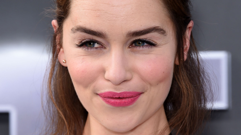 Emilia Clarke smiles