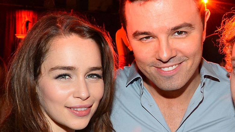 Emilia Clarke and Seth MacFarlane