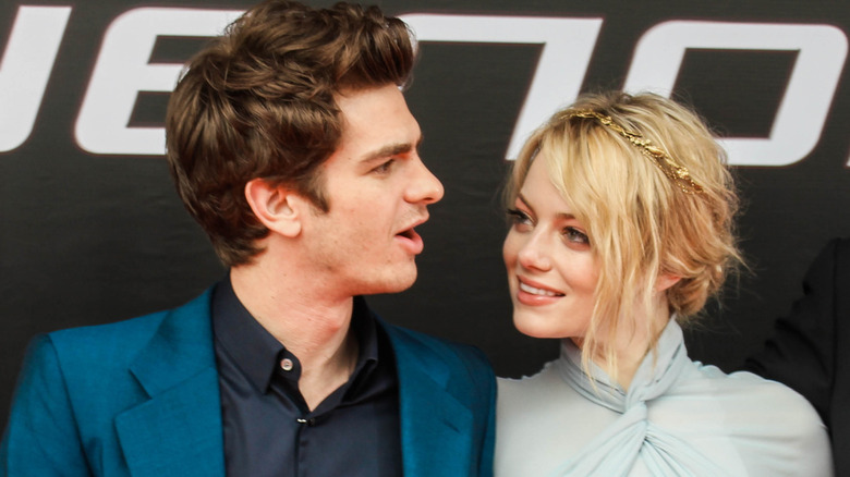 Andrew Garfield and Emma Stone in 2012