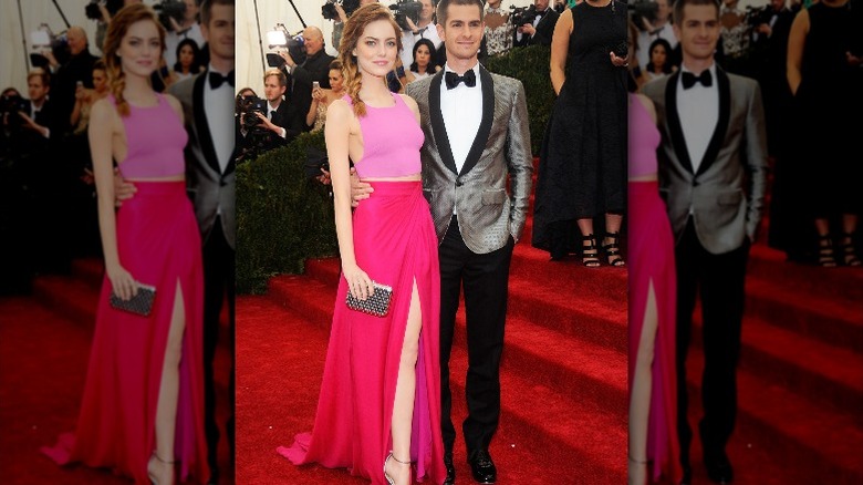 Emma Stone and Andrew Garfield at the Met Gala