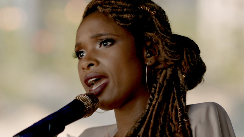 Jennifer Hudson performing