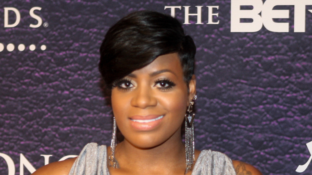 Fantasia Barrino poses on the red carpet