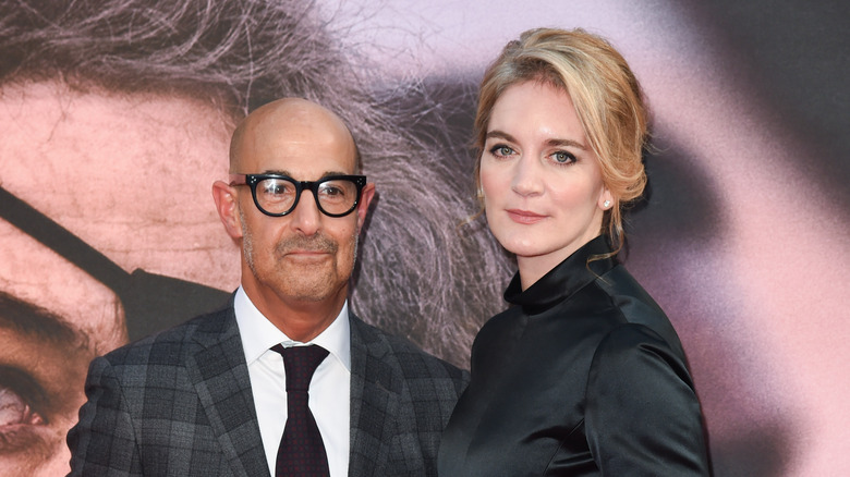 Stanley Tucci and Felicity Blunt