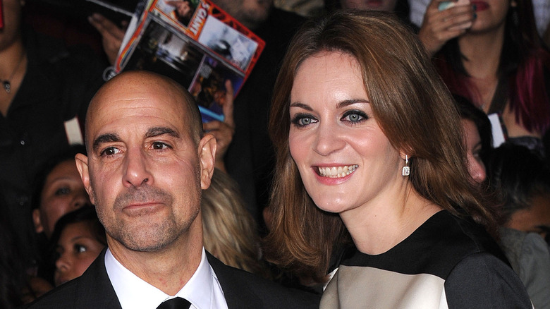 Stanley Tucci and Felicity Blunt