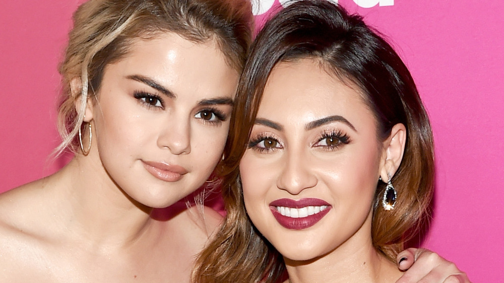 Selena Gomez and Francia Raisa posing at an event