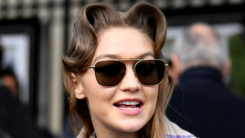 Gigi Hadid wearing sunglasses
