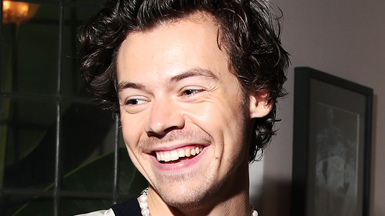 Harry Styles smiling