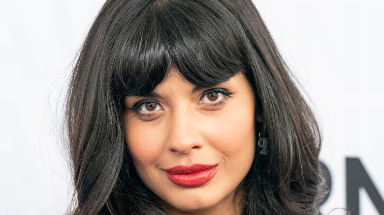 Jameela Jamil red carpet look