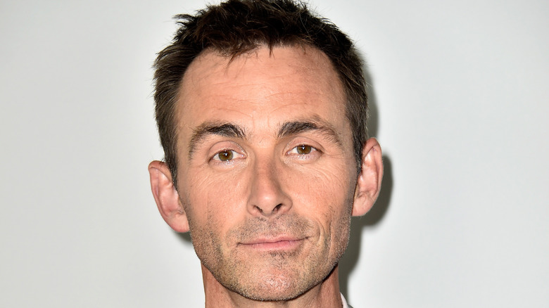 James Patrick Stuart posing on the red carpet