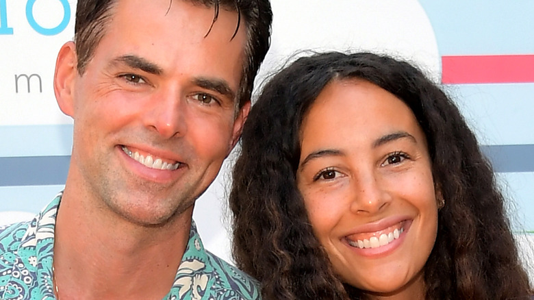 Jason Thompson and Paloma Jonas smiling together