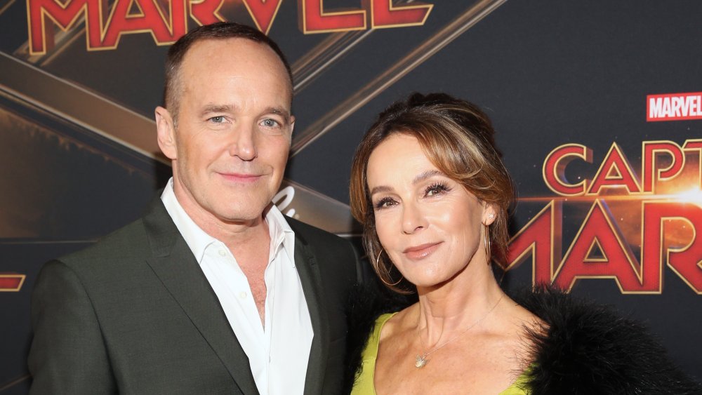 Jennifer Grey and Clark Gregg