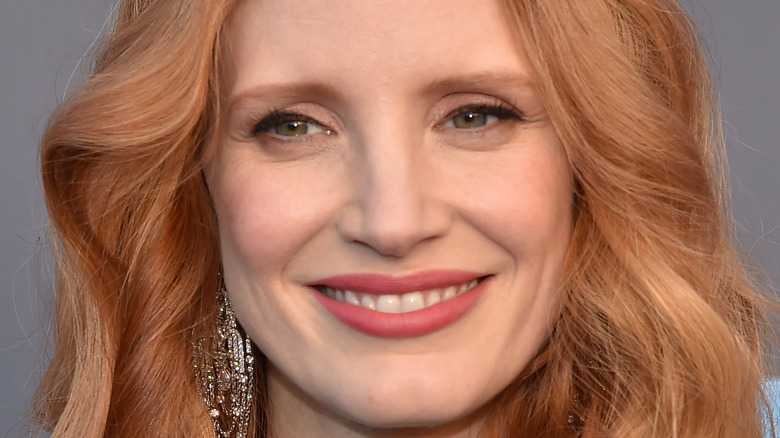 Jessica Chastain smiling for a picture