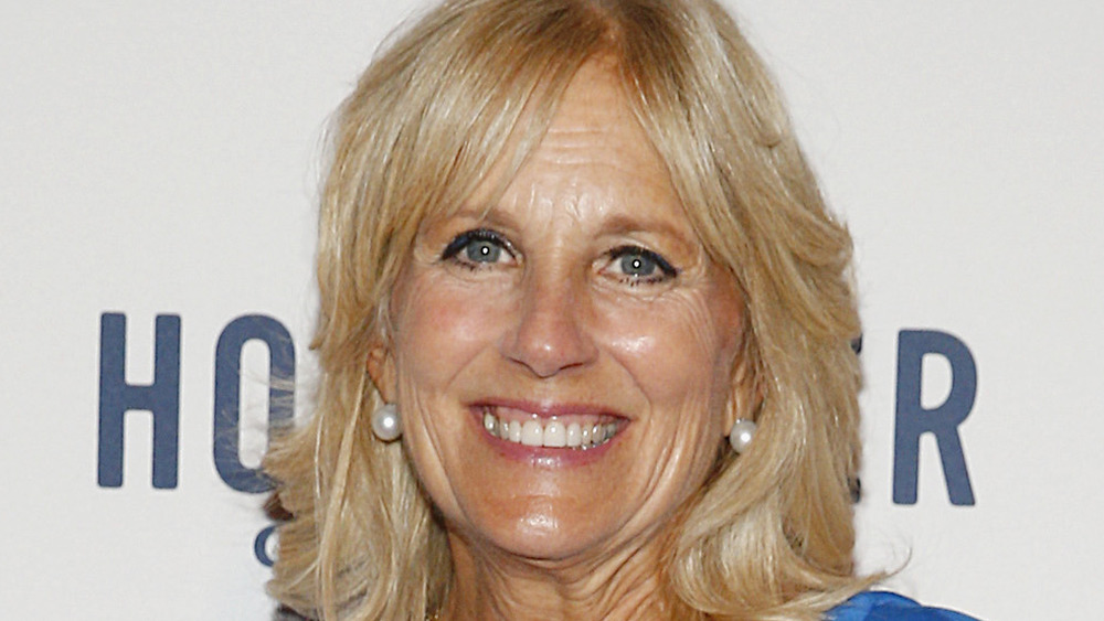 Jill Biden in blue dress