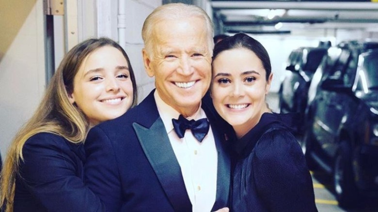 Joe, Natalie, Naomi Biden