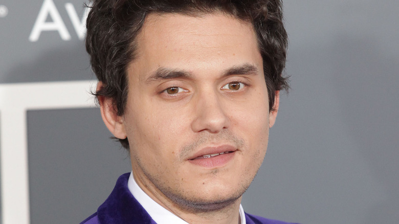 John Mayer on the red carpet.