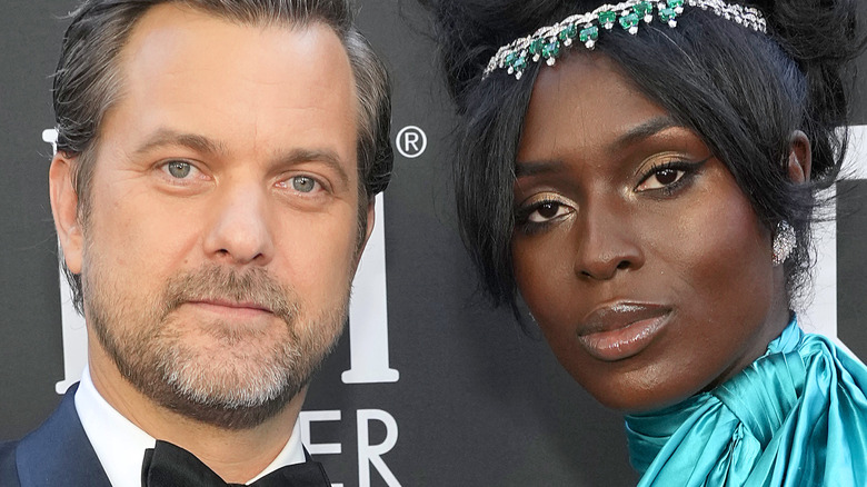 Joshua Jackson and Jodie Turner-Smith posing