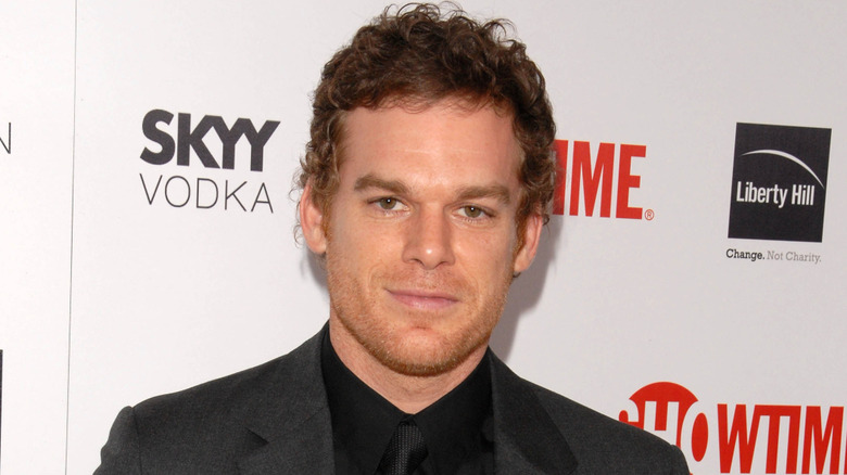 Michael C. Hall straight face, red carpet