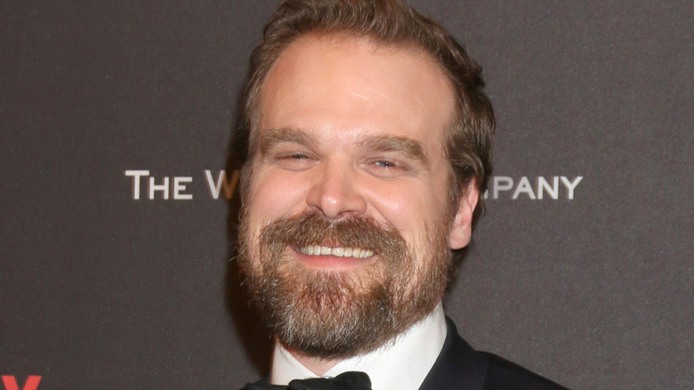 David Harbour smiling