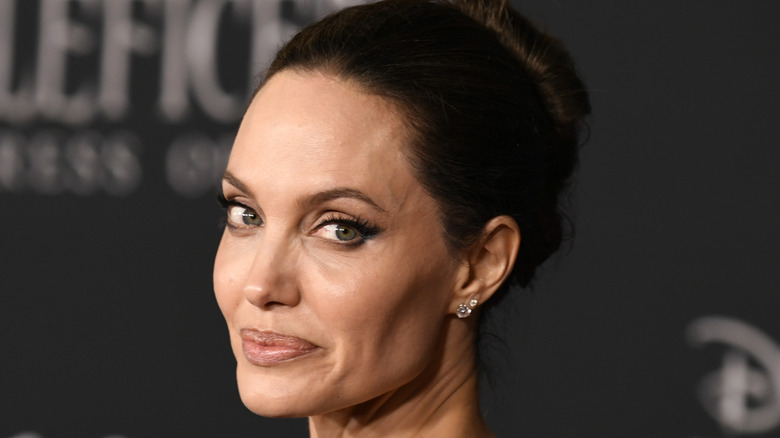 Angelina Jolie at the Maleficent premiere