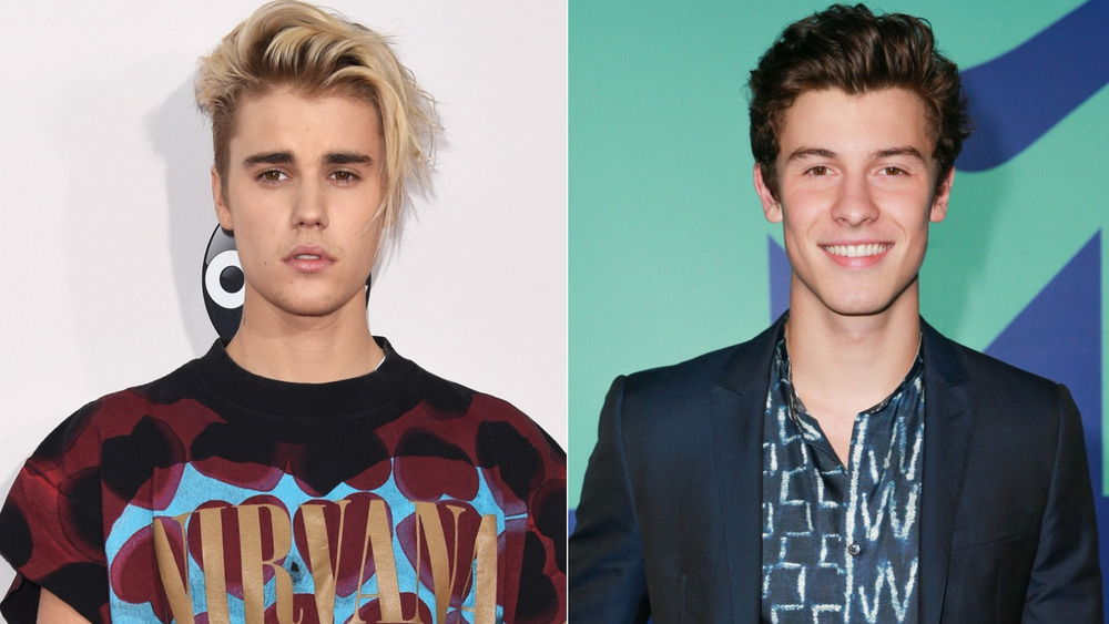 Justin Bieber and Shawn Mendes