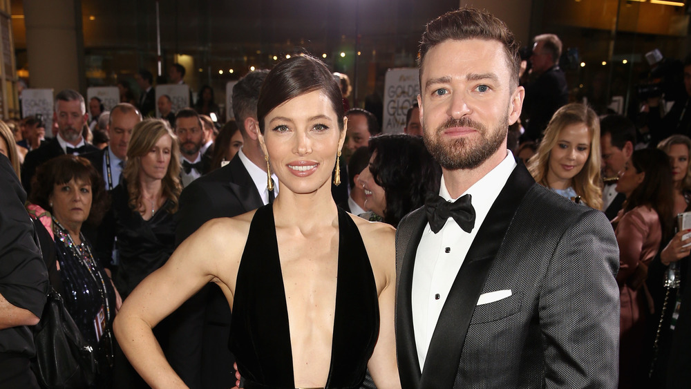 Jessica Biel puts on a chic display alongside husband Justin