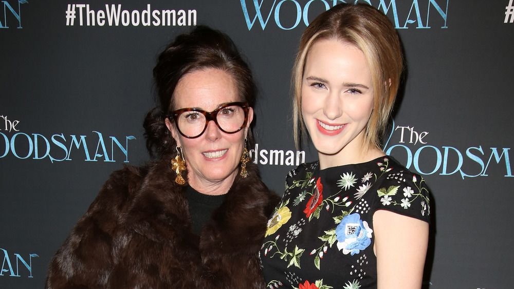 Kate Spade and Rachel Brosnahan