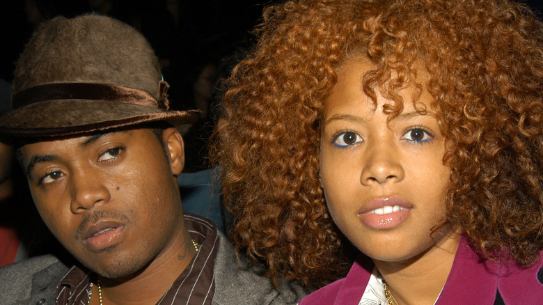 Nas and Kelis at an event