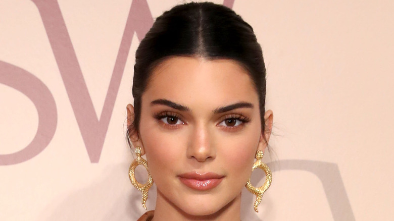 Kendall Jenner poses on the red carpet