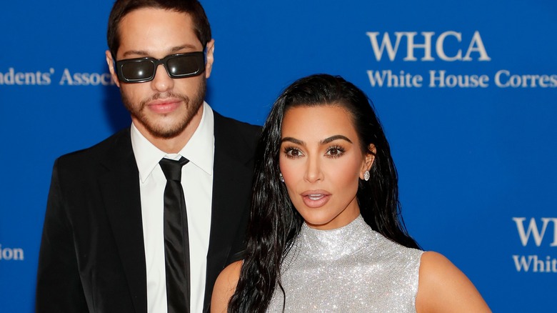 Kim Kardashian and Pete Davidson at the White House Correspondents Dinner