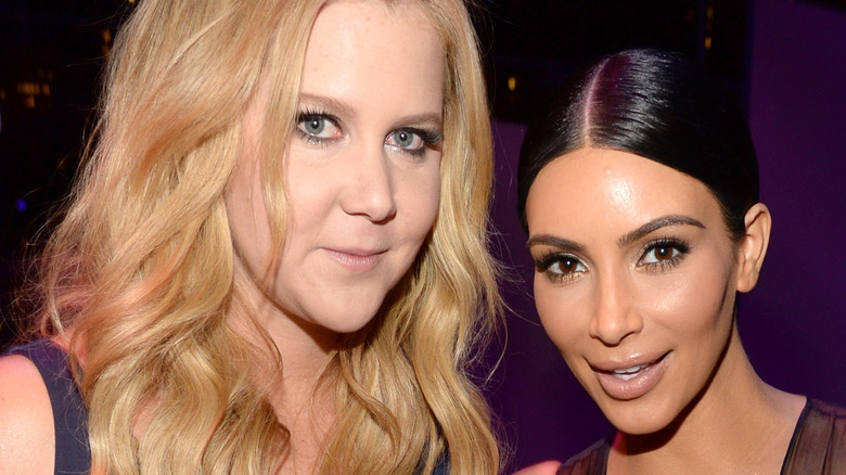 Amy Schumer and Kim Kardashian pose together