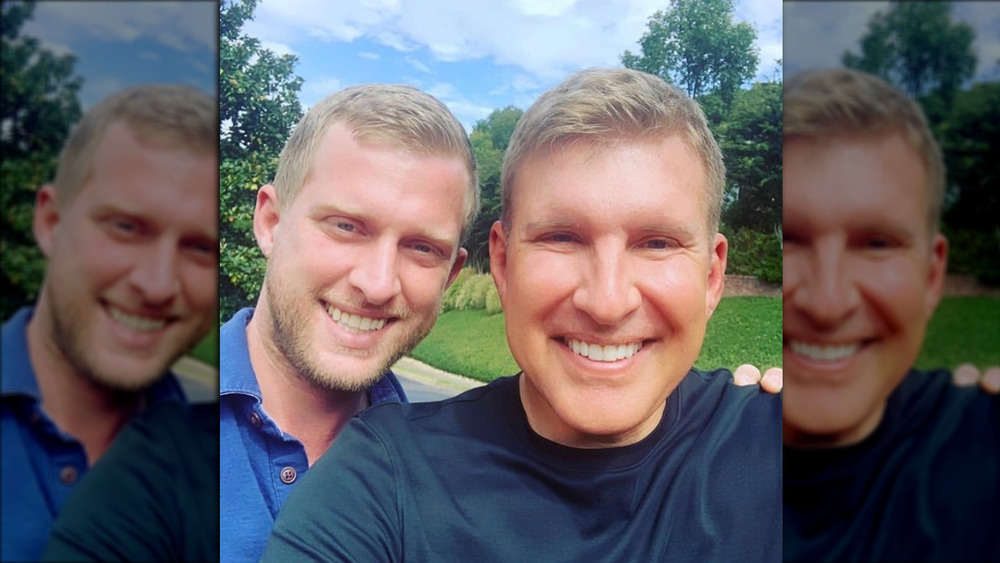 Kyle Chrisley with his father, Todd 