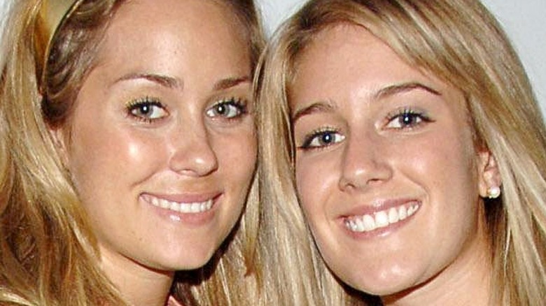 Lauren Conrad and Heidi Montag smiling 