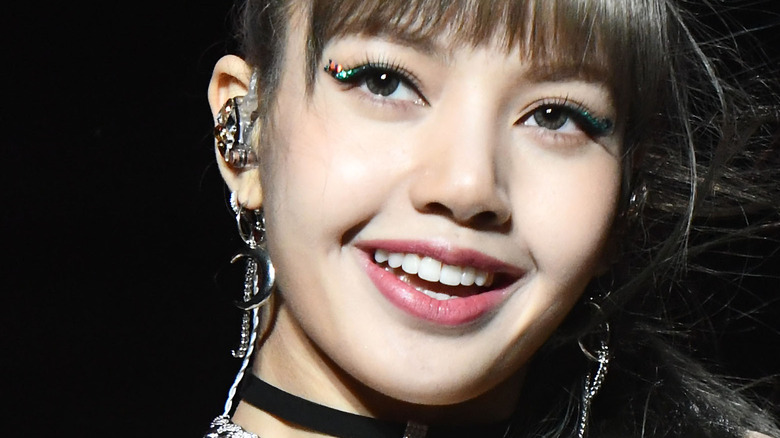 Lisa of Blackpink smiling