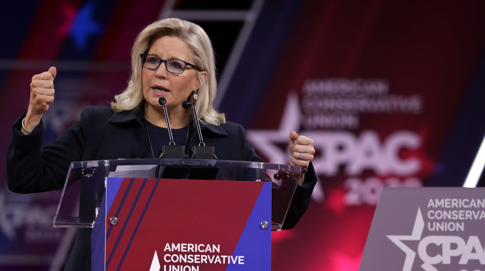 Congresswoman Liz Cheney speaking at conservative event