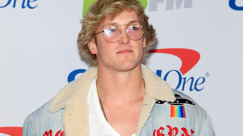 Logan Paul in jean jacket