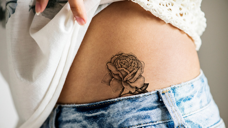Tattoo on woman